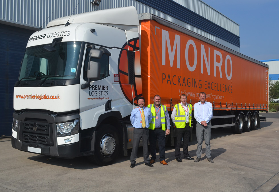 Premier unveils new liveried trailer for Monro